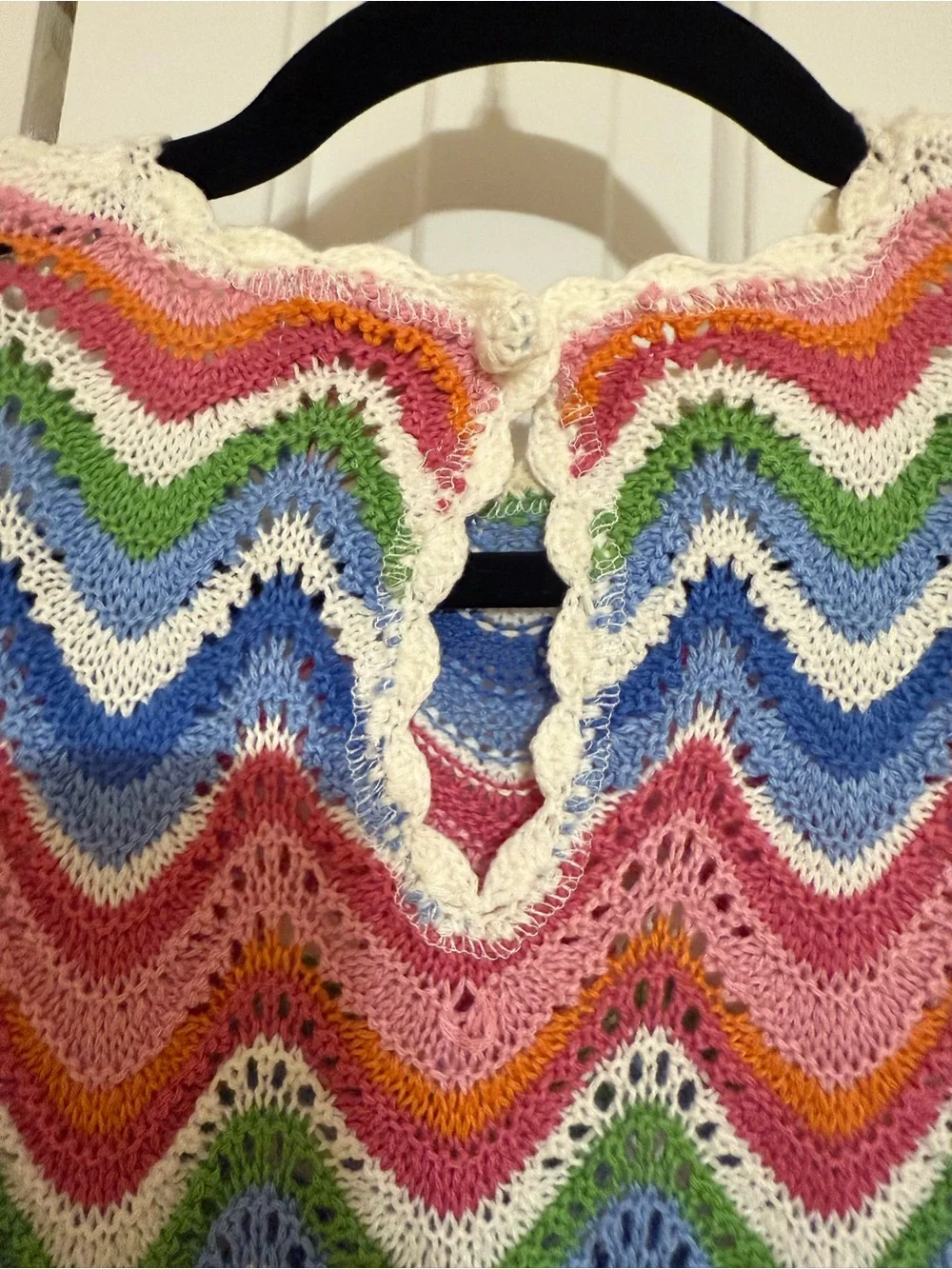 Show Me Your Mumu Sweeney Chevron Crochet Coverup